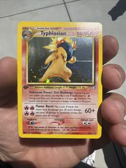 Typhlosion Holo 1st Edition Rare Card Neo Genesis 17/111 - Image 1