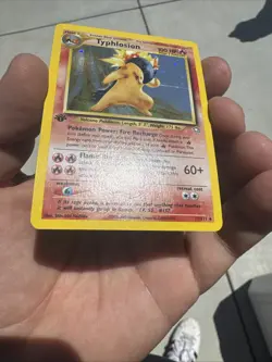 Typhlosion Holo 1st Edition Rare Card Neo Genesis 17/111 - Image 5