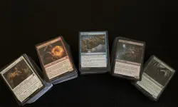 100+ MTG Magic the Gathering Near Mint Assorted Cards From VOW & MID. NO LANDS! - Image 1