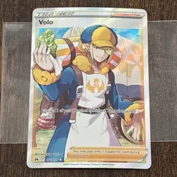 Volo (Full Art) Ultra Rare Holofoil 151/159 NM Crown Zenith Pokemon Card - Image 1