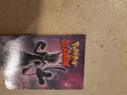 Mewtwo Shiny Non-Foil pokemon stadium card danone - Image 4