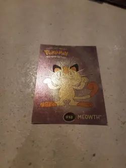 Meowth Foil pokemon stadium card danone - Image 3