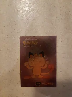Meowth Foil pokemon stadium card danone - Image 4