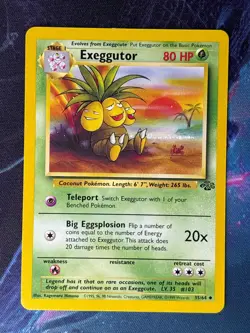 Exeggutor 35/64 - Jungle Set - Uncommon - Vintage WOTC Pokemon Card - Image 1