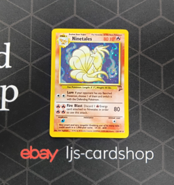 Ninetales Base Set 2 13/130 Holo Rare NM WOTC Pokemon Card T1 - Image 1