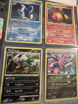 Pokemon TCG Holo 9 Rare Card Lot - Lumineon Magmortar Electivire Shiftry - Image 2