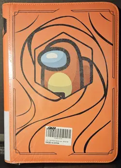 DRZERUI Among Us 28 Sheets Trading Card Binder 504 Pockets & Mesh Pocket Orange - Image 1