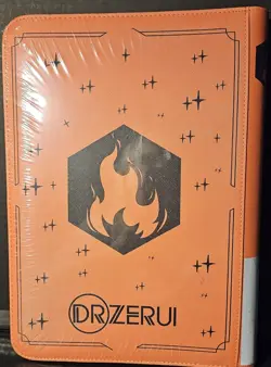 DRZERUI Among Us 28 Sheets Trading Card Binder 504 Pockets & Mesh Pocket Orange - Image 2