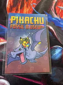 Pikachu & Aerodactyl - Cracked Ice Holo - Electric Pikachu Card Database-Pokemon - Image 1