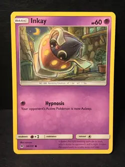 Inkay 50/121 NM Forbidden Light Common Pokemon Card. Fast Shipping! - Image 1
