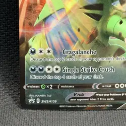 Pokemon Sword & Shield Black Star Promo Card Tyranitar V SWSH109 NM - Image 5