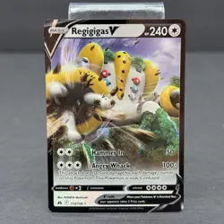 Pokemon Regigigas V Card #113/159 Crown Zenith NM - Image 1