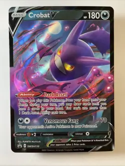 Crobat V SWSH110 - SWSH: Sword & Shield Promo Cards Holo (NM++) - Image 1