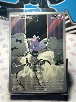 Gothita TCG Illustration Rare Card 124/086 Sv: White Flare Pokemon Card - Image 1