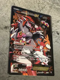Team Magma's Groudon EX 15/34 Double Crisis Ultra Rare Holo Pokemon Card - Image 4