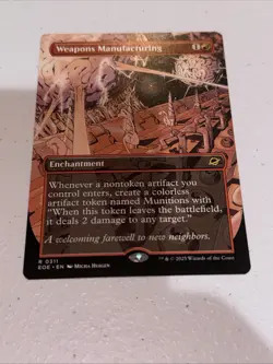 MTG Weapons Manufacturing - Borderless, NM-Mint, English Edge of Eternities - Image 1