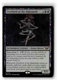 MTG Overlord of the Balemurk Duskmourn: House of Horror Foil Magic Gathering NM - Image 1