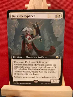 Darksteel Splicer (Extended Art) - Commander - NM - MTG - Image 1
