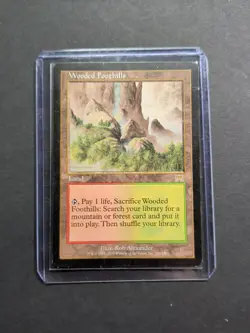 Wooded Foothills MTG Onslaught English MP Fetch Land! - Image 1
