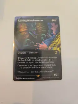 Spitting Dilophosaurus (Borderless) Universes Beyond: Jurassic World NM - Image 2