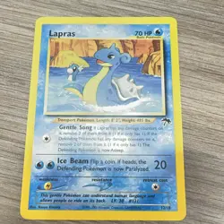 Pokemon TCG Southern Islands Lapras 12/18 Promo Rare 70 HP Regular English - Image 1