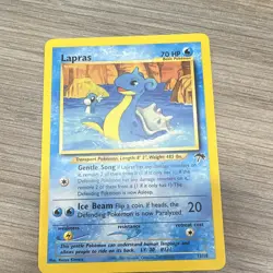 Pokemon TCG Southern Islands Lapras 12/18 Promo Rare 70 HP Regular English - Image 2