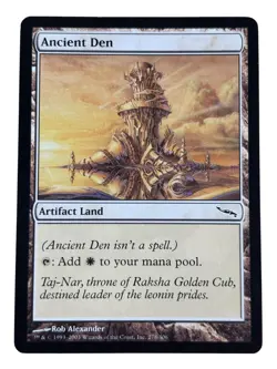 Ancient Den Mirrodin Regular MTG Magic the Gathering Light Play LP - Image 1