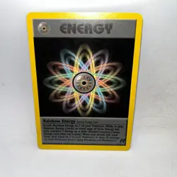 Rainbow Energy 80/82 Rare Team Rocket Pokemon Unlimited Lightly Played - Image 1