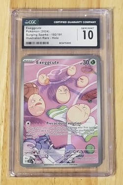 Pokemon Tcg: Surging Sparks - Exeggcute (192/191) - CGC Grade 10 - Image 1