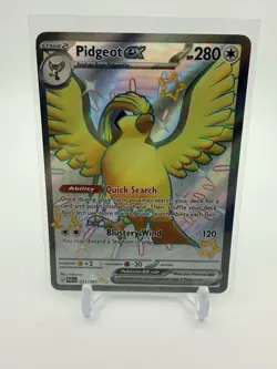 Pokemon TCG -Pidgeot ex 221/091 SV: Paldean Fates Holo - Image 1