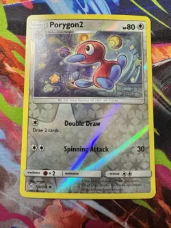 Pokemon TCG Porygon 2 156/214 SM Unbroken Bonds Reverse Holo Uncommon NM Mint - Image 3