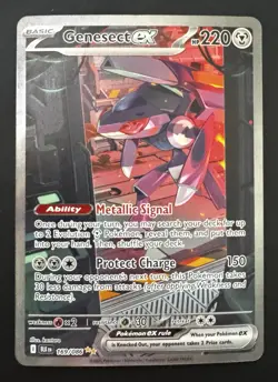 Pokemon SV: Black Bolt Genesect ex 169/086 Special Illustration Rare Holo - Image 1