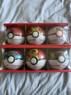 6x Pokemon TCG Poke Ball Tins Sealed Bundle Costco Exclusive | 3 pack x2 ✅🔥 - Image 1