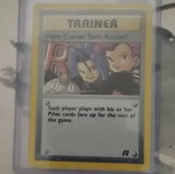 Pokemon Here Comes Team Rocket! 15/82 Team Rocket Trainer Holo Rare - Image 1