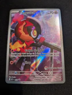 Charcadet 022 Black Star Promo - Pokemon Center Stamp - Mega Evolution - NM - Image 1