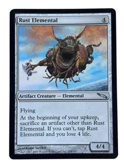 Rust Elemental Mirrodin MTG Magic the Gathering Light Play LP - Image 1