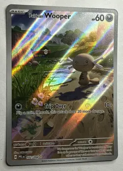 Pokemon TCG Paldean Wooper Holo Illustration Rare 102/94 Phantasmal Flames - Image 2