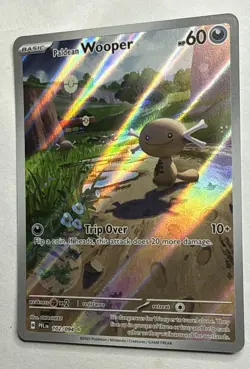 Pokemon TCG Paldean Wooper Holo Illustration Rare 102/94 Phantasmal Flames - Image 3