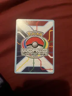 Pokemon Mr. Mime Rare Autographed 47/116 World Championships 2014 70 HP - Image 4