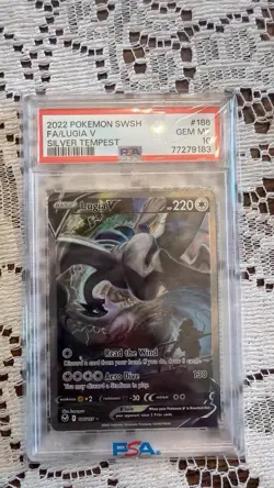 Pokemon Silver Tempest Lugia V 186/195 Alternate Full Art Holo PSA 10 - Image 1