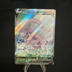 Hisuian Goodra V FULL ART 187/196 Lost Origin TCG Pokemon NM/M - Image 1