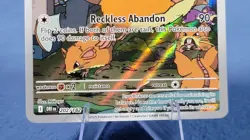 Team Rocket's Raticate 202/182 Illustration Rare Destined Rivals Pokemon NM - Image 3