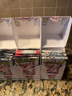6 Pokemon 151 Booster Boxes OPENED Bulk - 6 OPENED Packs With Booster Box - Image 5