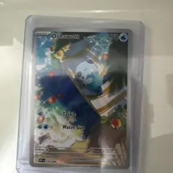 Pokemon Oshawott Illustration Rare Full Art Holo Sv: White Flare 105/086 - Image 1