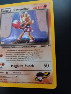 Pokemon Rocket's Hitmonchan Gym Heroes Holo Rare 11/132 60 HP English - Image 5