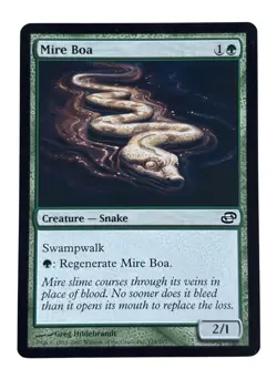 Mire Boa Planar Chaos Regular MTG Magic the Gathering Light Play LP - Image 1