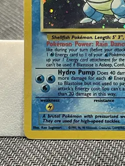 1999-2000 Pokemon Base Set 2 2/130 Blastoise Holo Unlimited Rare LP WOTC - Image 4