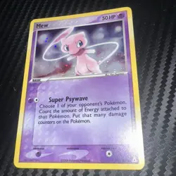 Pokemon EX HOLON PHANTOMS 111/110 Mew - Secret Rare Holo - Swirl Lp+ - Image 4