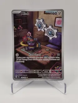 Pokemon TCG Klink 139/086 Sv: Black Bolt Holo Illustration Rare - Image 1