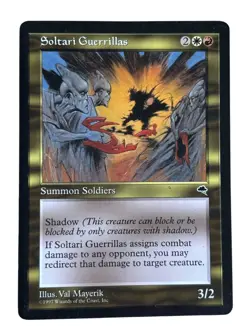 Soltari Guerrillas Tempest Regular MTG Magic the Gathering Light Play LP - Image 1
